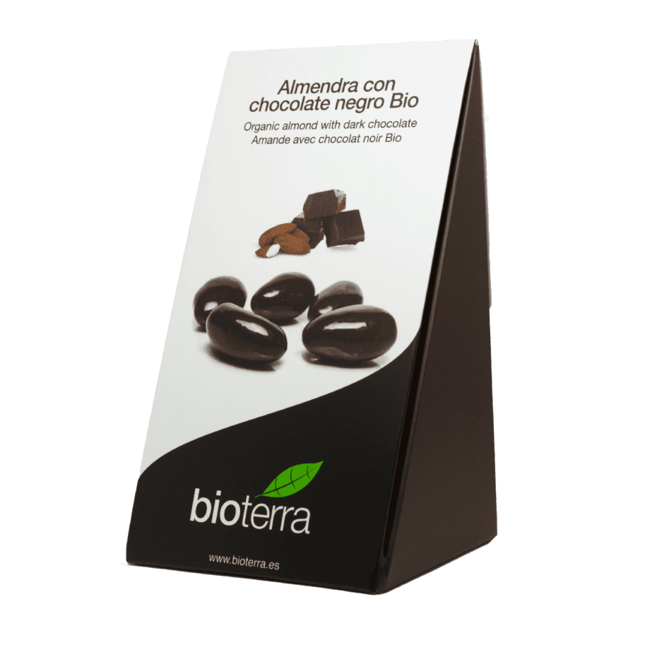Estojo de Amêndoas com Chocolate Preto Bioterra