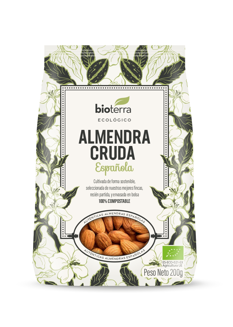 Raw almonds compostable