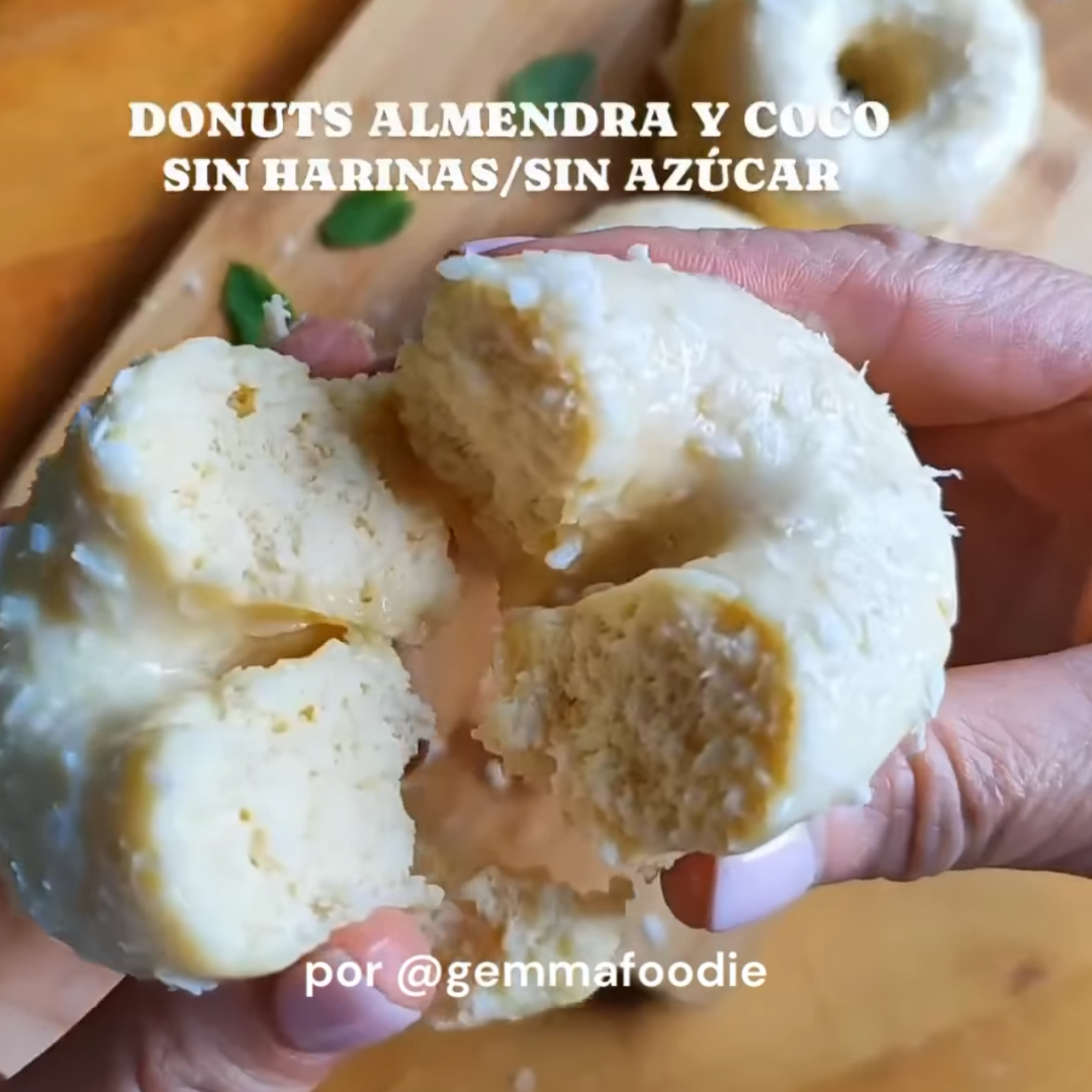 Donut de almendra y coco