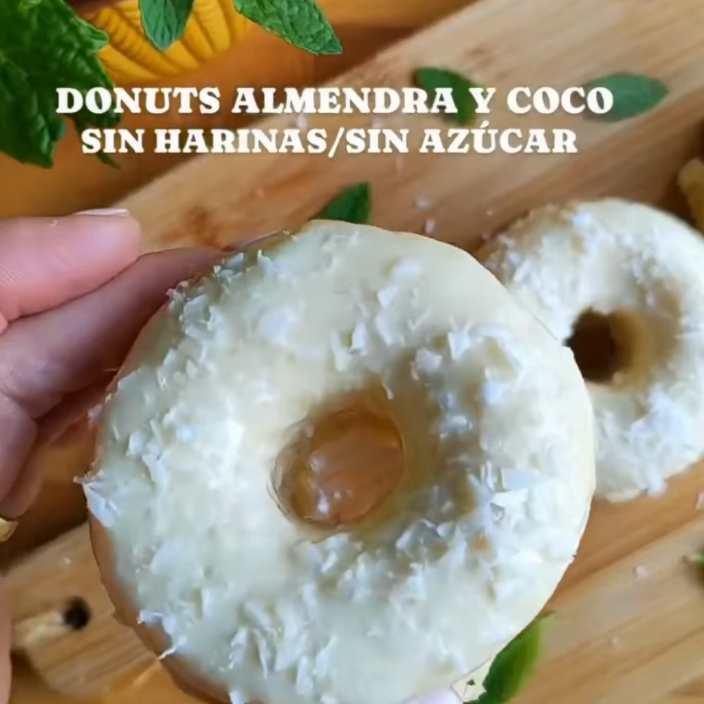 donut almendra y coco